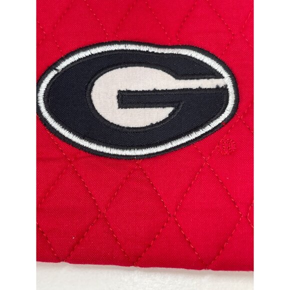 University Of Georgia Quilted Zippered Pouch By Collegiate‎ Collection - Picture 2 of 6